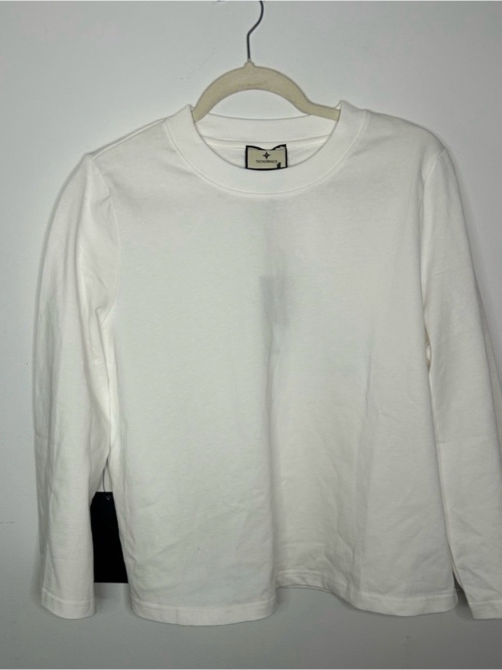 NWT Tuckernuck (S) Adler Tee Long-sleeve White - Picture 4 of 8